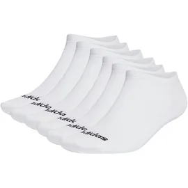 adidas Sneakersocken 6er Pack Weiß/Schwarz 37-39