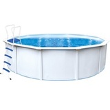 Stahlwandpool Set Nuovo de Luxe II, Ø 550cm, H 120cm, Schwimmbad - Höhe 120cm