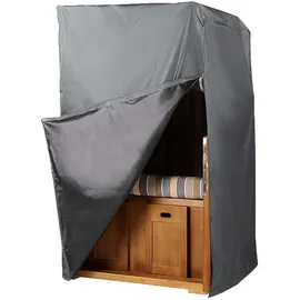 Mr. Deko Strandkorb Schutzhülle Prestige Protect 104 x 165 x 85 cm Dunkelgrau