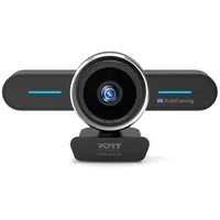 PORT DESIGNS Mini-Konferenzkamera 4K Schwarz