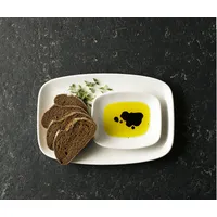Churchill Super Vitrified X2 White Chefs Oblong Platte 23.7x15.7cm,