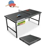 Juskys Mini Tischtennisplatte Flexi