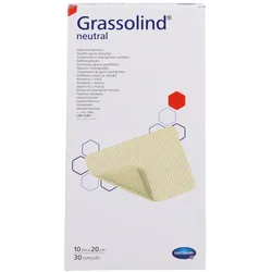 Grassolind Salbenkompressen 10x20 cm steril
