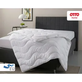 OTTO home Microfaserbettdecke Mailo Bettdecke 135x200 cm, 155x220 cm, Füllung: Polyester, Bezug: Microfaser-Feinbatist, Sommer, Winter, Decke, kuschelweicher Microfaser-Feinbatist Bezug weiß 135 cm x 200 cm