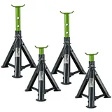 Trutzholm Unterstellbock 4 Stück, 2 Tonnen Traglast pro Stütze Höhe von 245 / 370 mm faltbar
