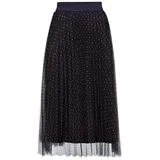 RICH & ROYAL Printed Tulle Skirt Midnight Blue - S - S