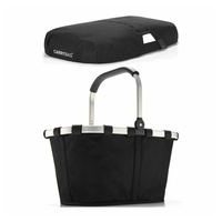 REISENTHEL® Einkaufskorb carrybag balack mit cover schwarz