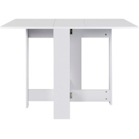 Klapptisch - Klapptisch Esstisch Beistelltisch Schreibtisch Ablagefläche Tisch | 103x76x73.4cm Weiß