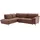 Mivano Livetastic Ecksofa, Taupe, Textil / Mikrofaser, Braun