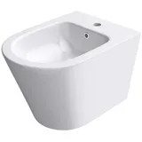 DOPORRO Sogood - doporro WC-Bidet Düren108 Weiß 51,5x36x34,5cm aus Keramik Wand-Bidet mit Überlauf - Weiß