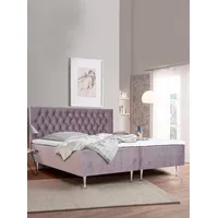 Home Affaire Boxspringbett HOME AFFAIRE "Exclusive", lila (flieder), B:141cm
