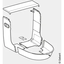 Geberit AquaClean Mera Designabdeckung, 243102211,