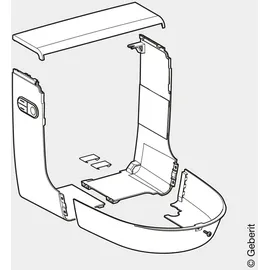 Geberit AquaClean Mera Designabdeckung, 243102211,