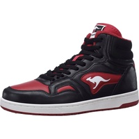 KANGAROOS Sneaker »K-Slam Point Mid«, Gr. 39, schwarz-rot, , 94230520-39