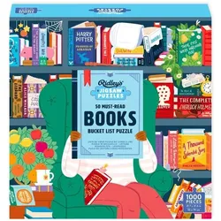 50 Must-Read Books of the World Bucket List. 1000-Piece Puzzle