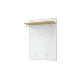 Möbel Kraft Garderobenpaneel VORTINA 80 x 109 x 27 cm Weiß