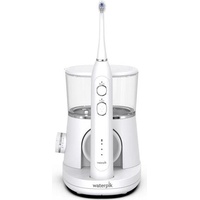 Waterpik Sonic-Fusion Zahnbürste mit integrierter Munddusche, 2-Minuten Timer 2 Bürsten