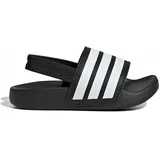 Adidas Sportswear Pantoletten Adilette Estrap Schwarz/Weiss