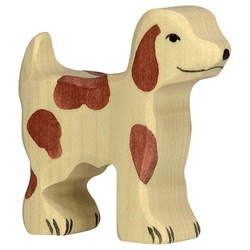 Holztiger Tierfigur HOLZTIGER Hofhund aus Holz - klein