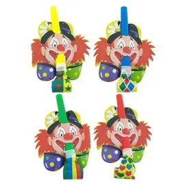Papstar Partyrüssel Clowngesicht 4 St. Bunt