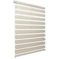 Sol Royal Doppelrollo, Beige, Kunststoff, 75x150 cm Wohntextilien, Rollos