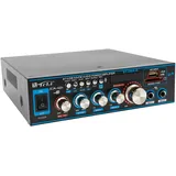Verstärker,Audio-Verstärker,Mini HiFi Verstärker,Verzerrungsrate von 0,1%,Bluetooth-Konnektivität,Stereo-Radio (Frequenz: 87,5-108 MHz),Fernbedienung