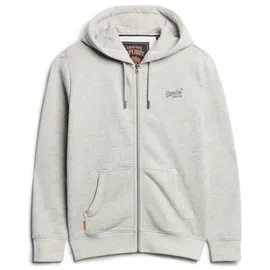 Superdry Essential Logo Zip Hoodie Herren Grau XXL