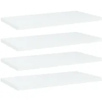 vidaXL Bücherregal 40 x 20 x 1,5 cm Weiß