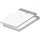 PRICARO Einkaufsliste Food magnetisch lila 3 St.