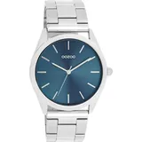 Oozoo Armbanduhr silber Timepieces Analog UOC11428 - Silber/Blau