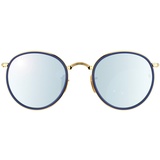 Ray Ban Round Folding RB3517 gold / silver flash