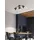 Trio Punch 3er schwarz matt/Goldfarbig