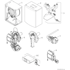 Bosch Condens GC7000F 30 23, 965x600x795, 30kW