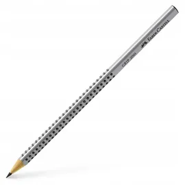 Faber-Castell Bleistift Grip 2001 B silber