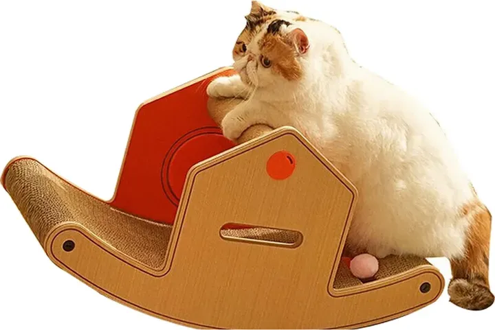 Coneko Schaukelhaus Katzenkratzbrett