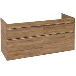 Villeroy und Boch Venticello Waschtisch-Unterschrank A93001RH 125,3x59x50,2cm, Griff Chrom, Kansas Oak