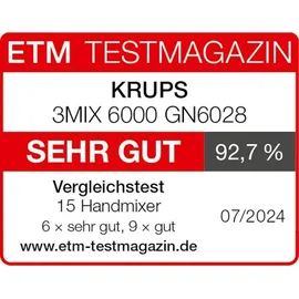 Krups 3MIX 6000 GN6028 Handmixer