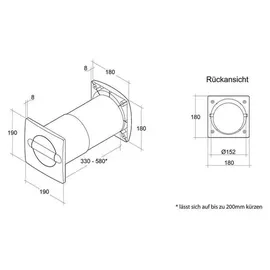 WALLAIR Aeroboy Mauerkasten System 150