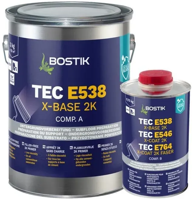 Bostik Tec E538 X-Base-2K Epoxidharz Grundierung 3.75Kg Teil A und B