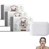 Natürlich Eselsmilchseife (Donkey milk Soap), Kernseife, Ziegenmilchseife, Festes Duschgel, Natürliche Inhaltsstoffe, Anti-Aging-Hautaufheller, Feuchtigkeitscreme, Duschseife Für Alle Hauttypen (3)