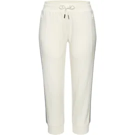 H.I.S. Damen, Relax-Caprihose beige|weiß L
