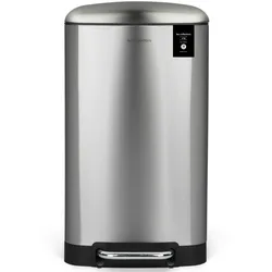 Les Collectors Tret-Mülleimer N°712 / Edelstahl / silber / 30 L / herausnehmbarer Inneneimer/ rechteckig
