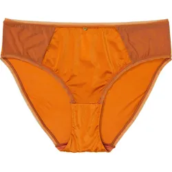bonprix Maxislip mit glänzendem Material, braun, 52/54 (XXL)