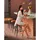 MID.YOU Barhocker 2er-Set 49,5 x 63 cm Braun