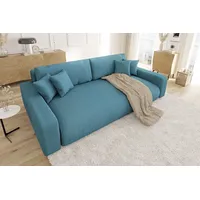 s-style möbel - Sofa mit Schlaffunktion und Bettkasten in Cord-Stoff schöner Sitzkomfort