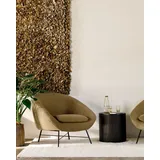 Ethnicraft Roller Max Indoor Beistelltisch 40x40x42 cm - Dunkelbraun