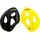 Finis Iso Swim Hand Paddles, Yellow/Black, S