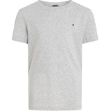 Tommy Hilfiger Jungen T-Shirt Kurzarm Rundhalsausschnitt, Grau (Grey Heather), 3 Jahre