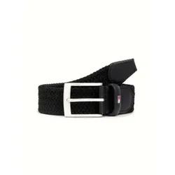 Tommy Hilfiger für Herren. AM0AM02801 Adan Gürtel schwarz (90 cm), Lässig, Polypropylen