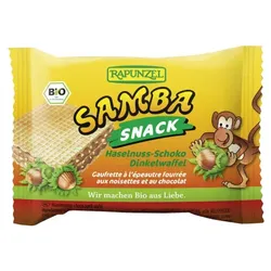 Rapunzel Samba Snack, Haselnuss-Schoko Schnitte bio